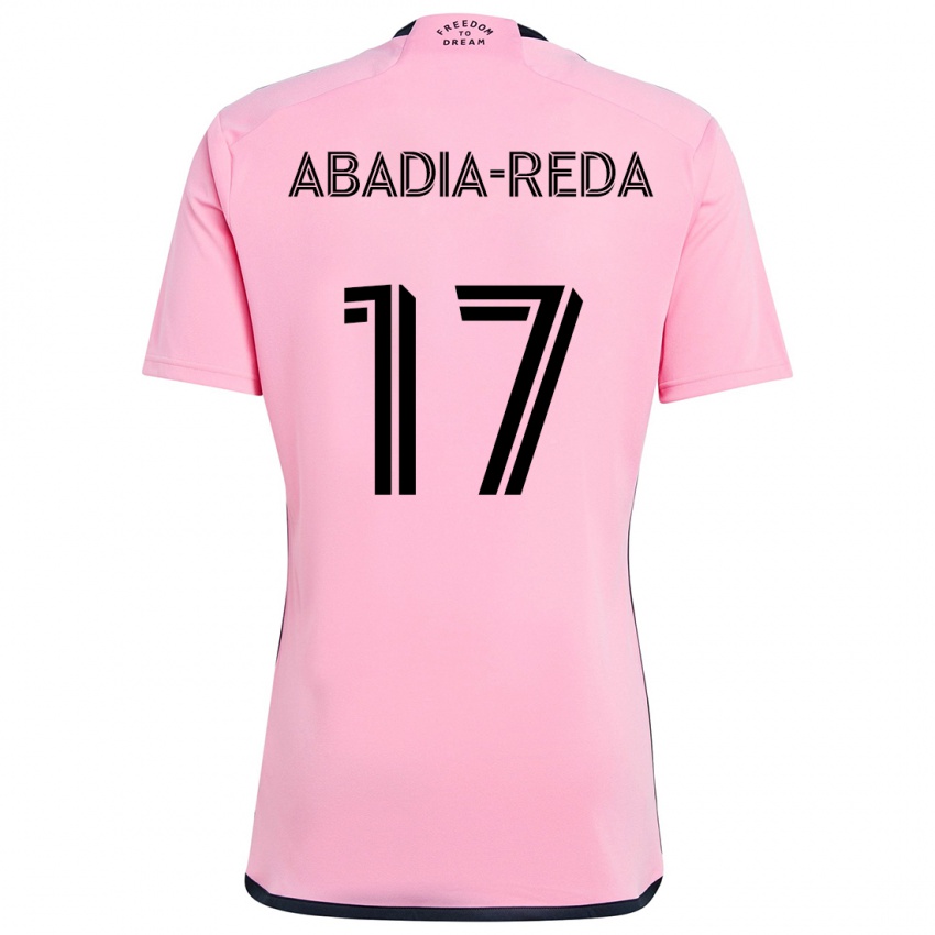 Niño Camiseta Ezequiel Abadia-Reda #17 Rosa 1ª Equipación 2024/25 La Camisa Argentina