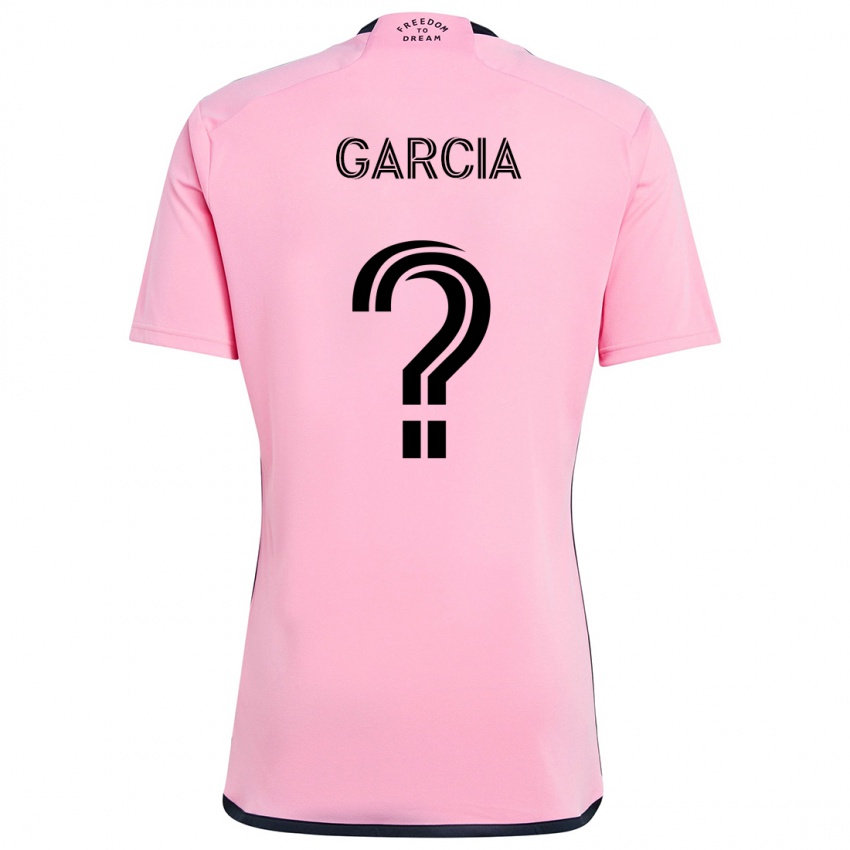 Niño Camiseta Lesther Garcia #0 Rosa 1ª Equipación 2024/25 La Camisa Argentina