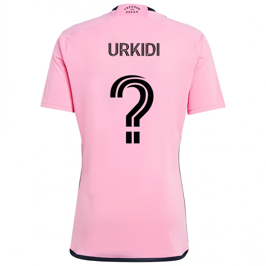 Niño Camiseta Ian Urkidi #0 Rosa 1ª Equipación 2024/25 La Camisa Argentina