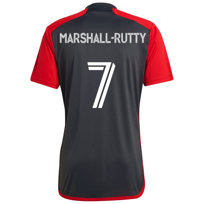 Niño Camiseta Jahkeele Marshall-Rutty #7 Rojo Grayn 1ª Equipación 2024/25 La Camisa Argentina