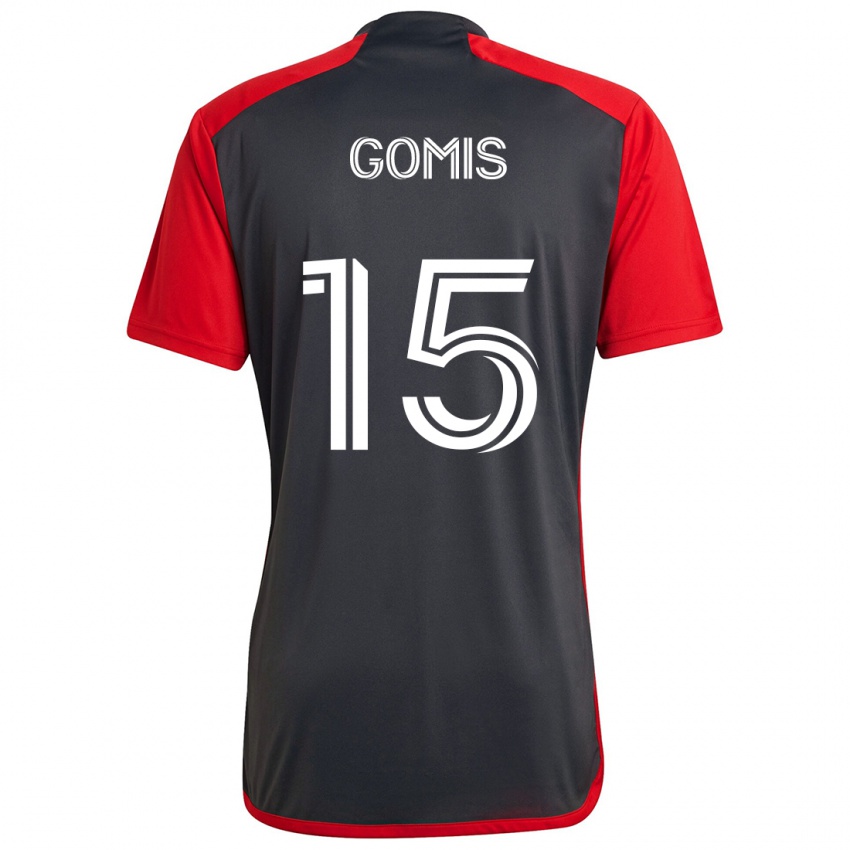 Niño Camiseta Nicksoen Gomis #15 Rojo Grayn 1ª Equipación 2024/25 La Camisa Argentina