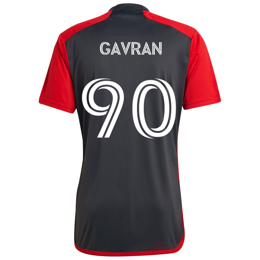 Niño Camiseta Luka Gavran #90 Rojo Grayn 1ª Equipación 2024/25 La Camisa Argentina