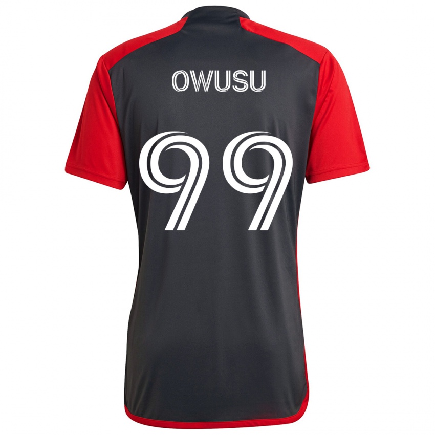 Niño Camiseta Prince Osei Owusu #99 Rojo Grayn 1ª Equipación 2024/25 La Camisa Argentina