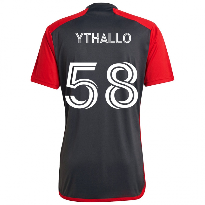 Niño Camiseta Ythallo #58 Rojo Grayn 1ª Equipación 2024/25 La Camisa Argentina