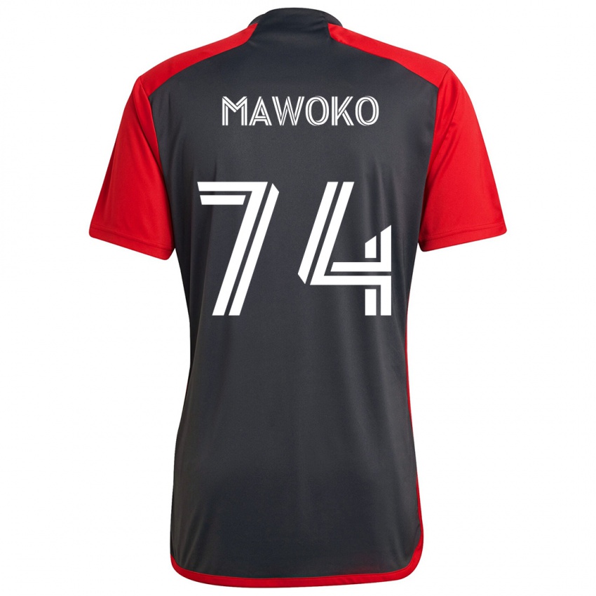 Niño Camiseta Kundai Mawoko #74 Rojo Grayn 1ª Equipación 2024/25 La Camisa Argentina