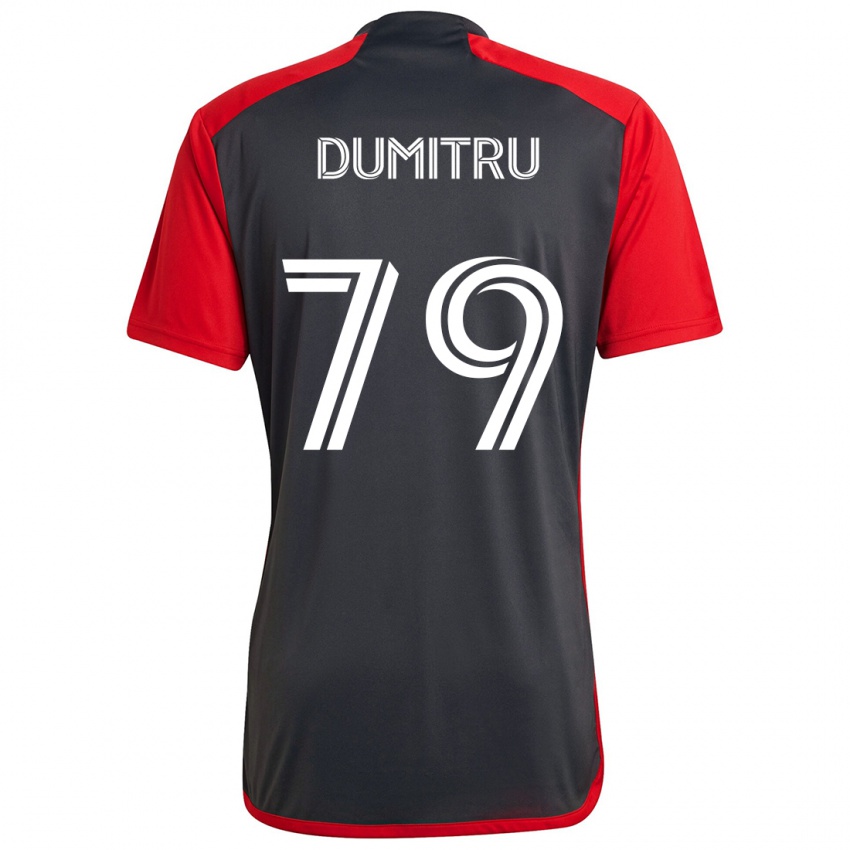 Niño Camiseta Andrei Dumitru #79 Rojo Grayn 1ª Equipación 2024/25 La Camisa Argentina