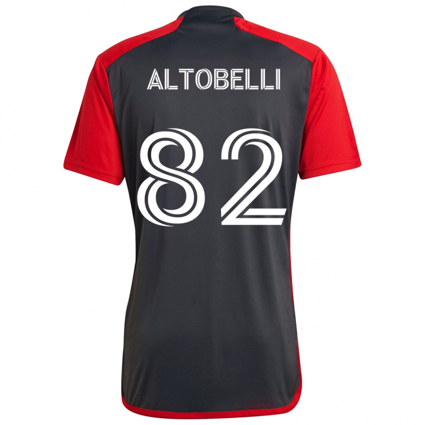 Niño Camiseta Julian Altobelli #82 Rojo Grayn 1ª Equipación 2024/25 La Camisa Argentina