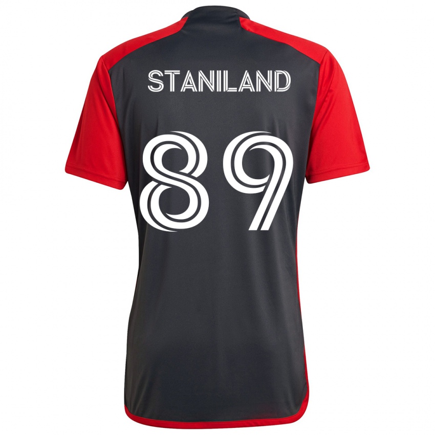 Niño Camiseta Charlie Staniland #89 Rojo Grayn 1ª Equipación 2024/25 La Camisa Argentina