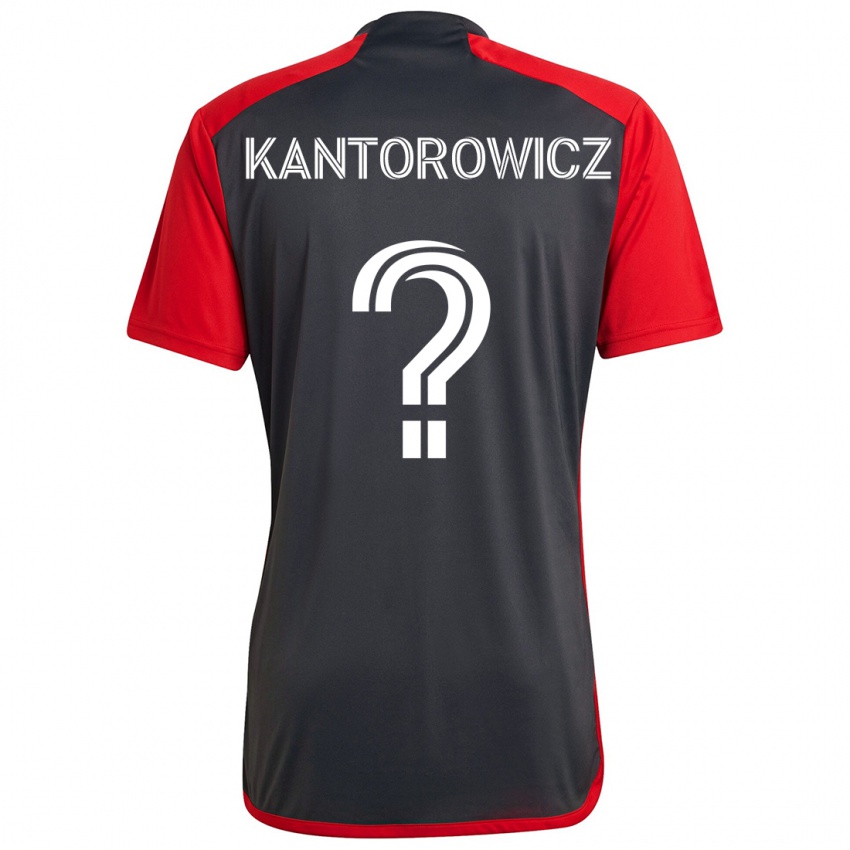 Niño Camiseta Dominic Kantorowicz #0 Rojo Grayn 1ª Equipación 2024/25 La Camisa Argentina