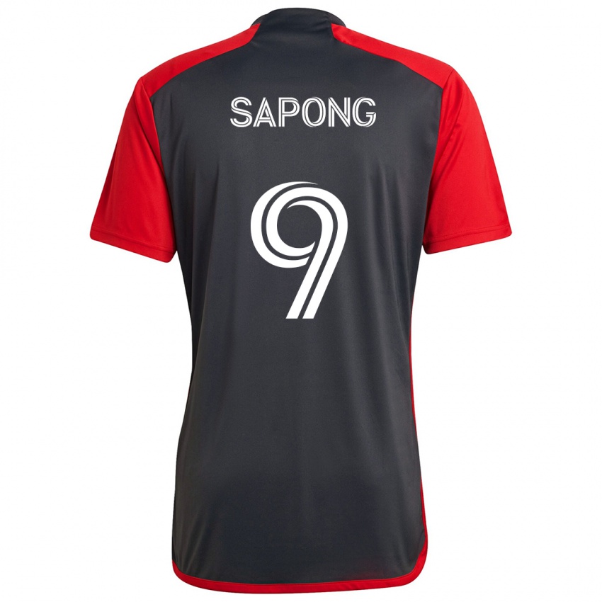 Niño Camiseta C.j. Sapong #9 Rojo Grayn 1ª Equipación 2024/25 La Camisa Argentina