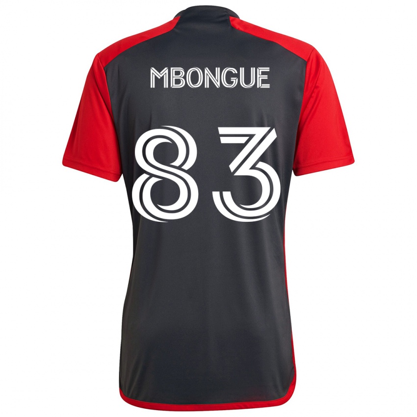 Niño Camiseta Hugo Mbongue #83 Rojo Grayn 1ª Equipación 2024/25 La Camisa Argentina