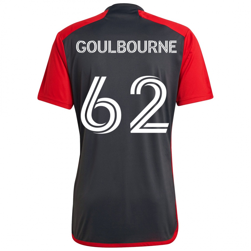 Niño Camiseta Rohan Goulbourne #62 Rojo Grayn 1ª Equipación 2024/25 La Camisa Argentina