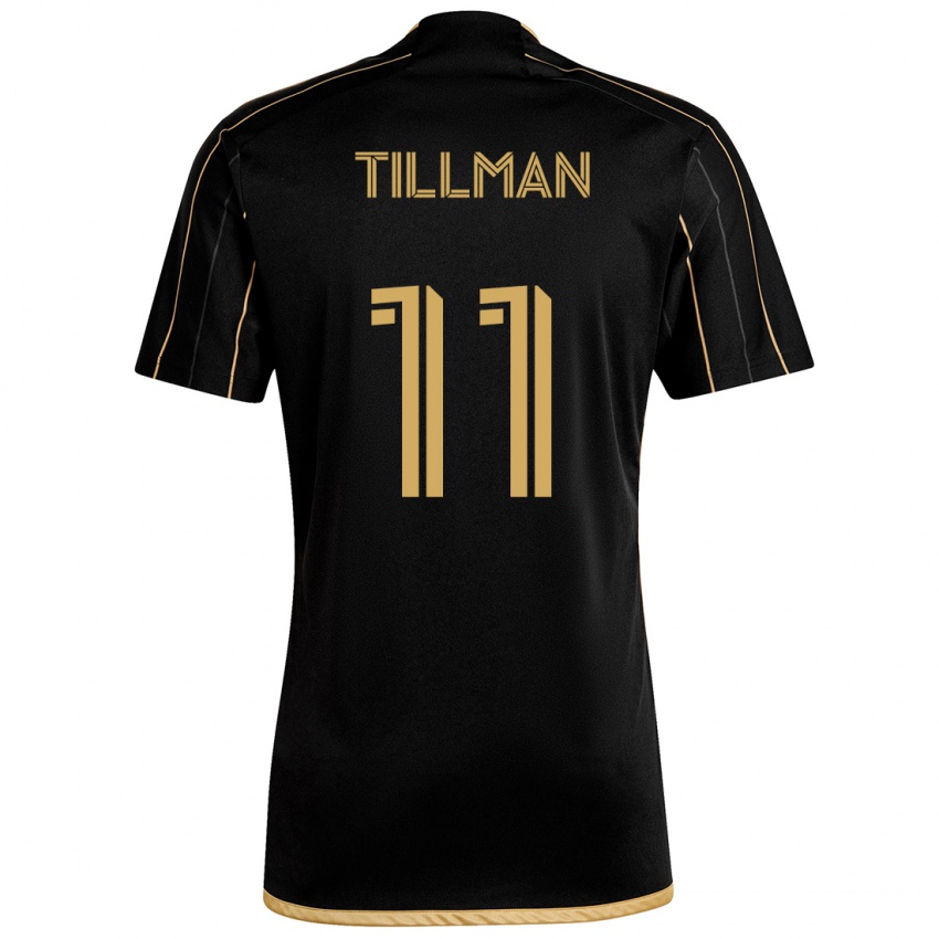 Niño Camiseta Timothy Tillman #11 Oro Negro 1ª Equipación 2024/25 La Camisa Argentina