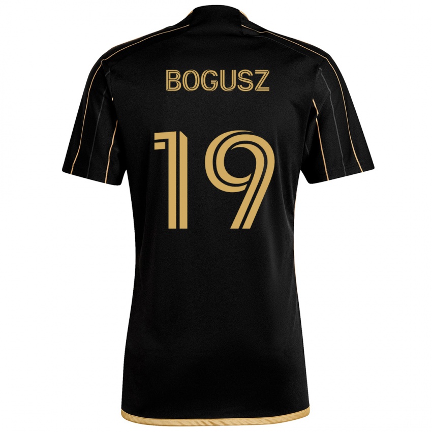 Niño Camiseta Mateusz Bogusz #19 Oro Negro 1ª Equipación 2024/25 La Camisa Argentina