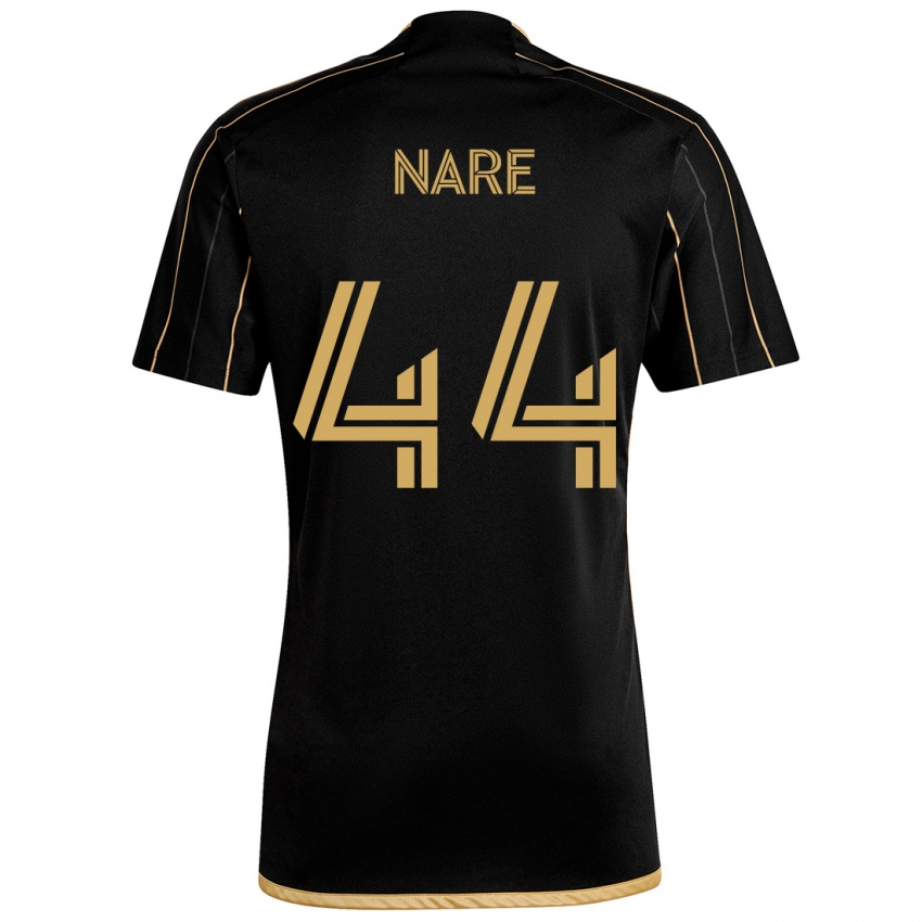 Niño Camiseta Thabo Nare #44 Oro Negro 1ª Equipación 2024/25 La Camisa Argentina