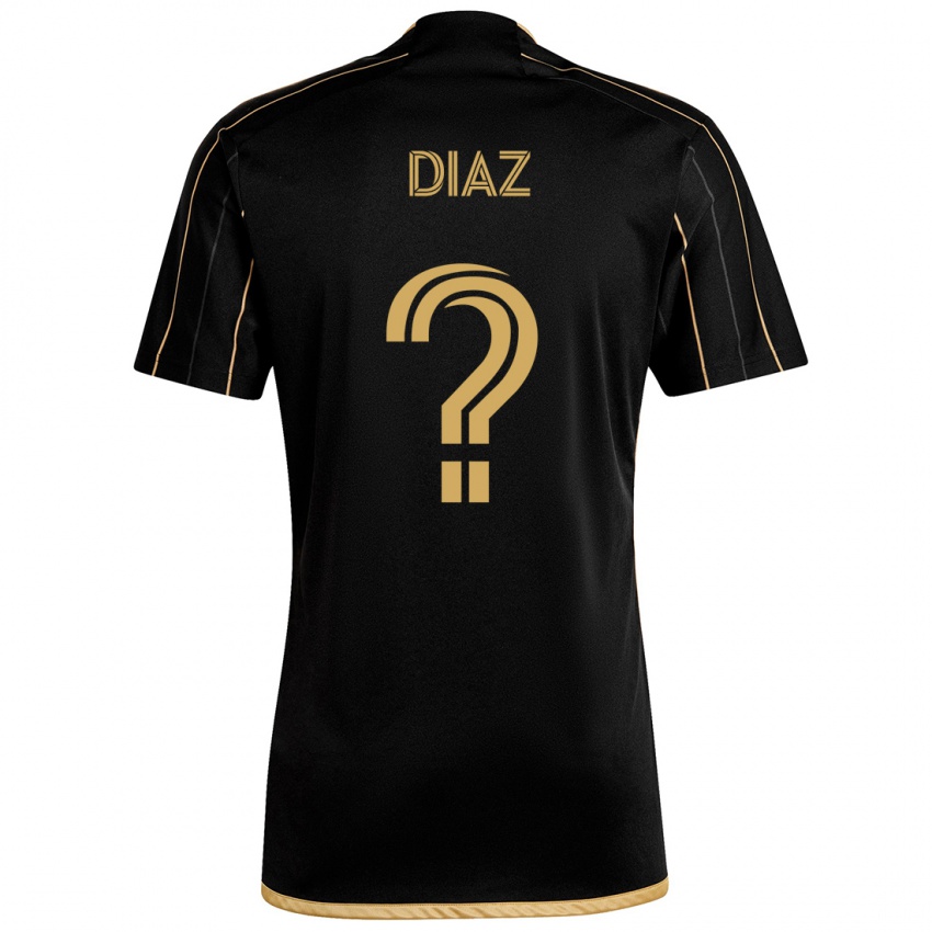 Niño Camiseta Christian Díaz #0 Oro Negro 1ª Equipación 2024/25 La Camisa Argentina