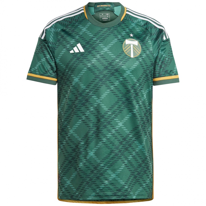 Niño Camiseta Miguel Araujo #2 Verde Naranja 1ª Equipación 2024/25 La Camisa Argentina