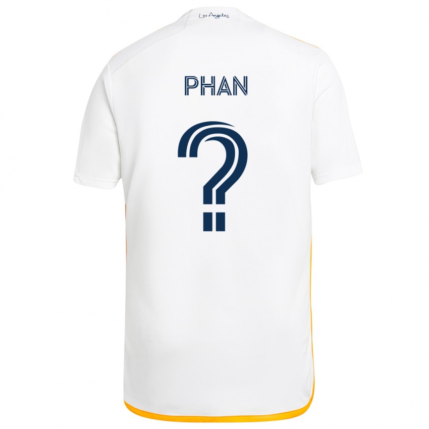 Niño Camiseta Brett Phan #0 Blanco Amarillo 1ª Equipación 2024/25 La Camisa Argentina