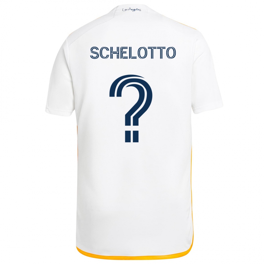 Niño Camiseta Nicolas Barros Schelotto #0 Blanco Amarillo 1ª Equipación 2024/25 La Camisa Argentina