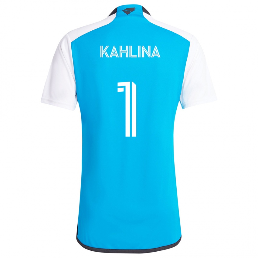 Niño Camiseta Kristijan Kahlina #1 Azul Blanco 1ª Equipación 2024/25 La Camisa Argentina