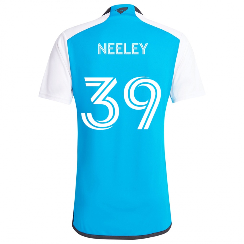 Niño Camiseta Jack Neeley #39 Azul Blanco 1ª Equipación 2024/25 La Camisa Argentina