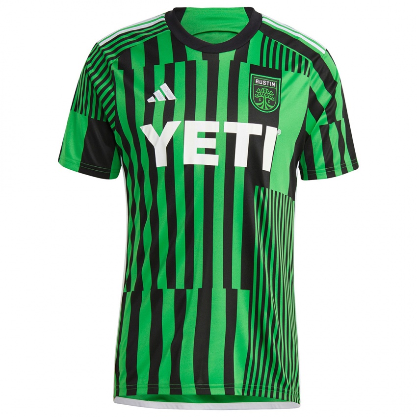 Niño Camiseta Emiliano Rigoni #7 Verde Negro 1ª Equipación 2024/25 La Camisa Argentina