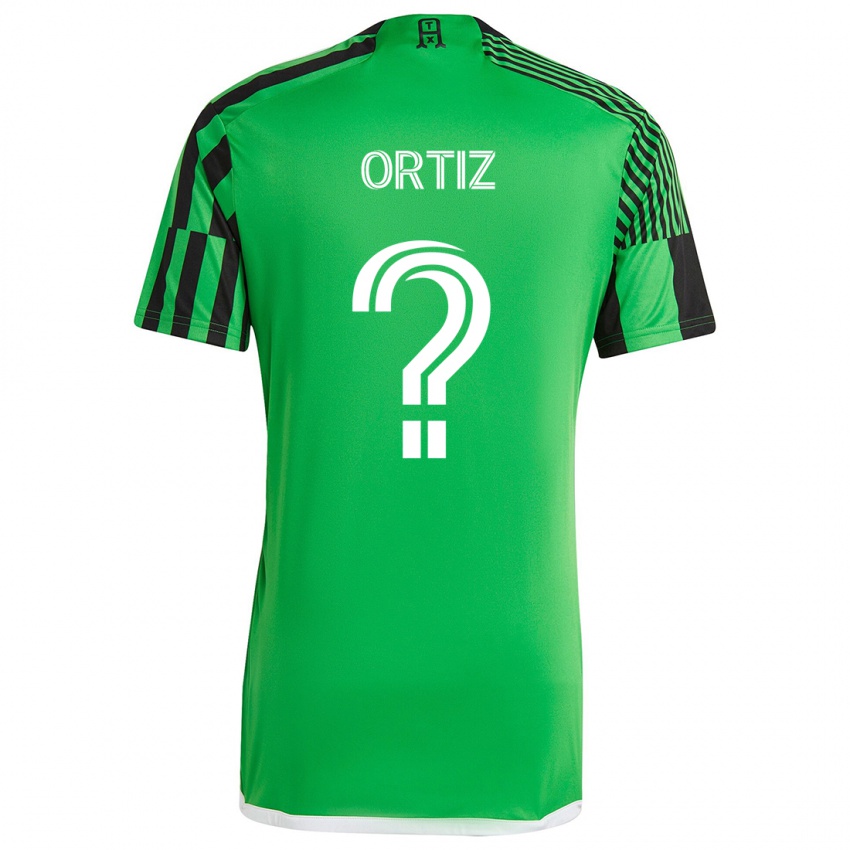 Niño Camiseta Viggo Ortiz #0 Verde Negro 1ª Equipación 2024/25 La Camisa Argentina