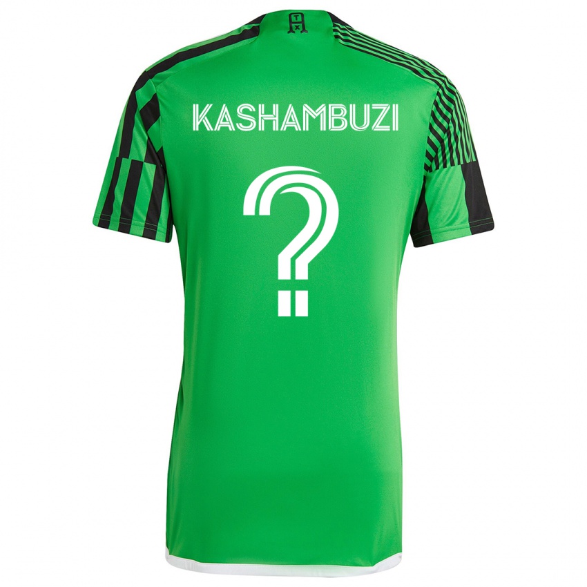 Niño Camiseta Nick Kashambuzi #0 Verde Negro 1ª Equipación 2024/25 La Camisa Argentina