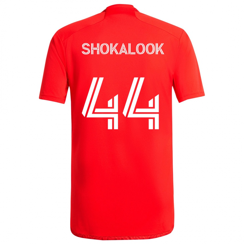 Niño Camiseta Jason Shokalook #44 Rojo Blanco 1ª Equipación 2024/25 La Camisa Argentina