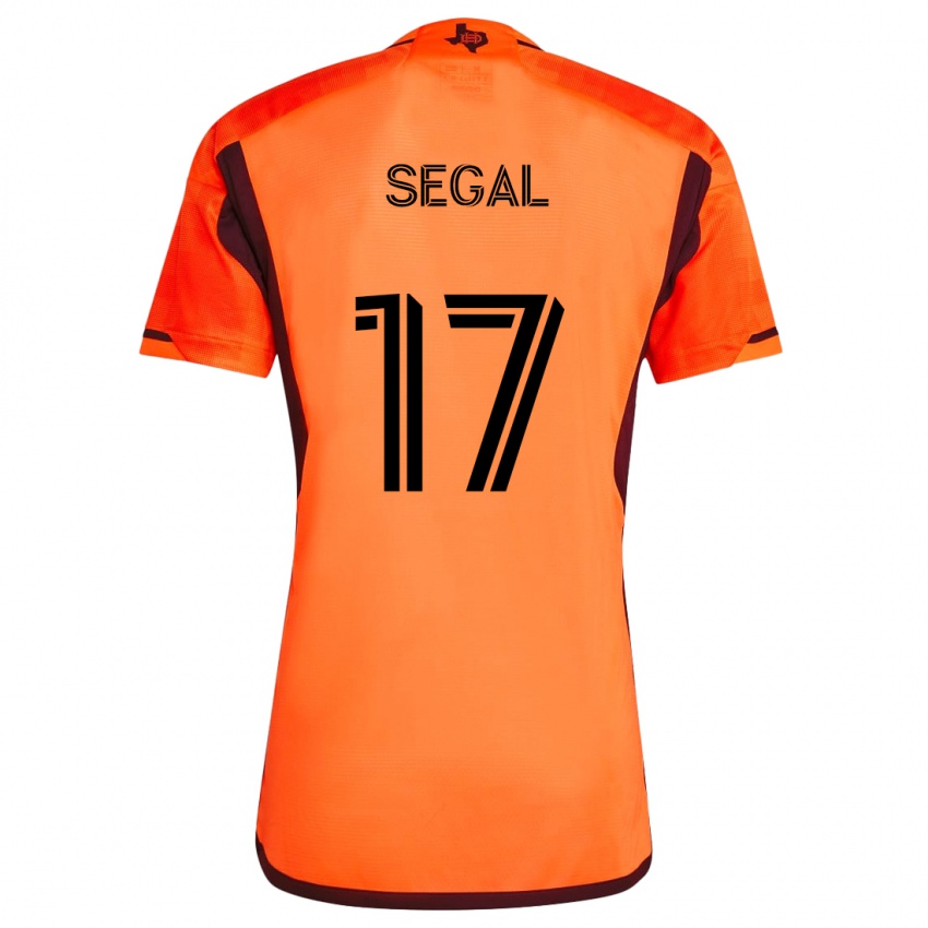 Niño Camiseta Gabriel Segal #17 Naranja Negro 1ª Equipación 2024/25 La Camisa Argentina