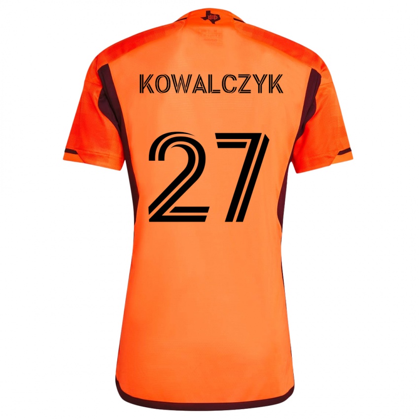 Niño Camiseta Sebastian Kowalczyk #27 Naranja Negro 1ª Equipación 2024/25 La Camisa Argentina