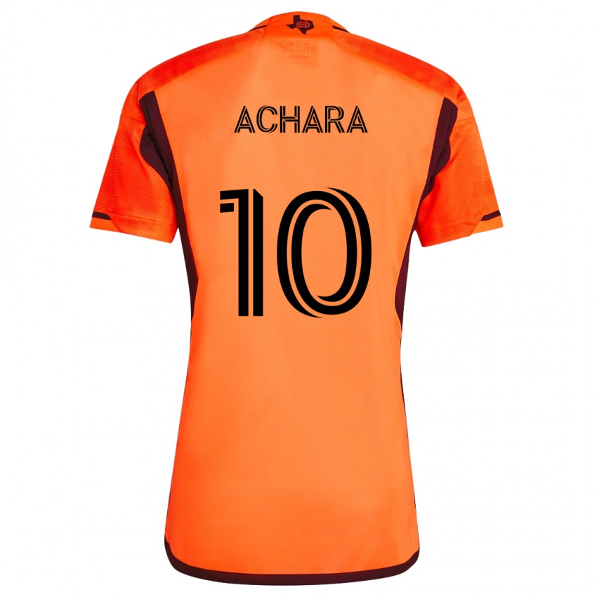 Niño Camiseta Ifunanyachi Achara #10 Naranja Negro 1ª Equipación 2024/25 La Camisa Argentina