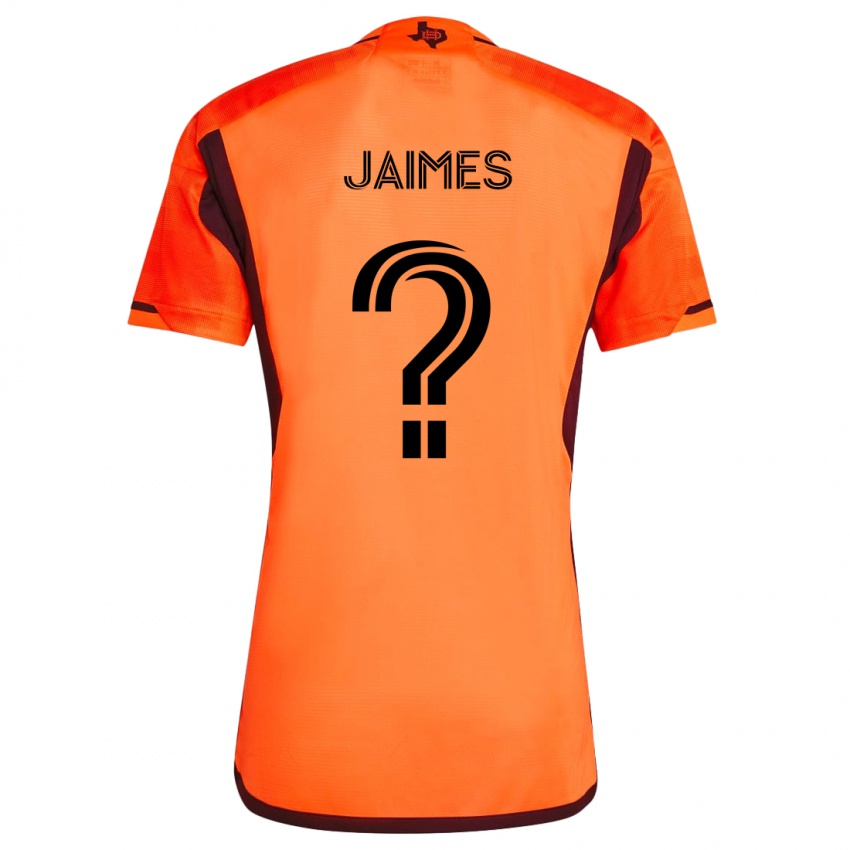 Niño Camiseta Angel Jaimes #0 Naranja Negro 1ª Equipación 2024/25 La Camisa Argentina