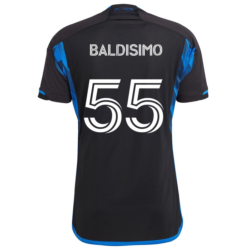 Niño Camiseta Michael Baldisimo #55 Azul Negro 1ª Equipación 2024/25 La Camisa Argentina