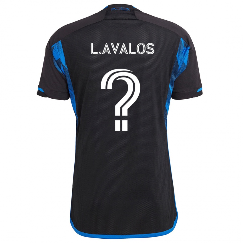 Niño Camiseta Lorenzo Avalos #0 Azul Negro 1ª Equipación 2024/25 La Camisa Argentina