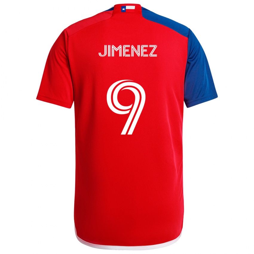 Niño Camiseta Jesús Jiménez #9 Azul Rojo 1ª Equipación 2024/25 La Camisa Argentina