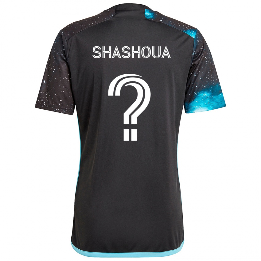 Niño Camiseta Samuel Shashoua #0 Azul Negro 1ª Equipación 2024/25 La Camisa Argentina