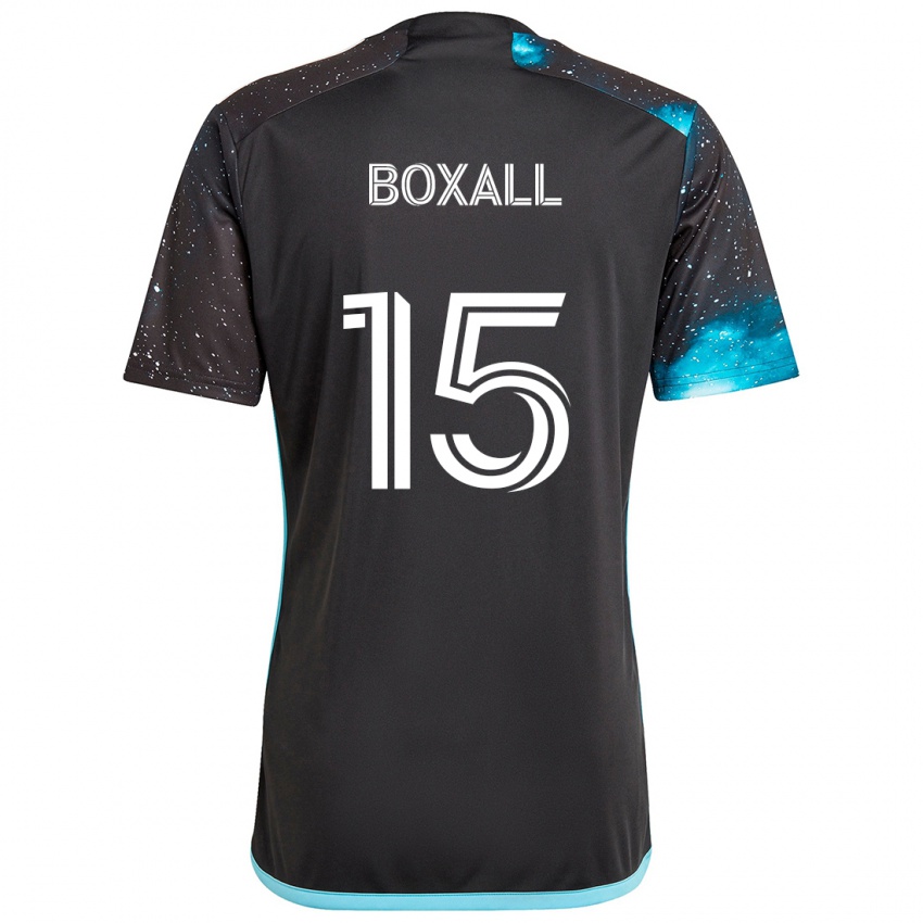 Niño Camiseta Michael Boxall #15 Azul Negro 1ª Equipación 2024/25 La Camisa Argentina