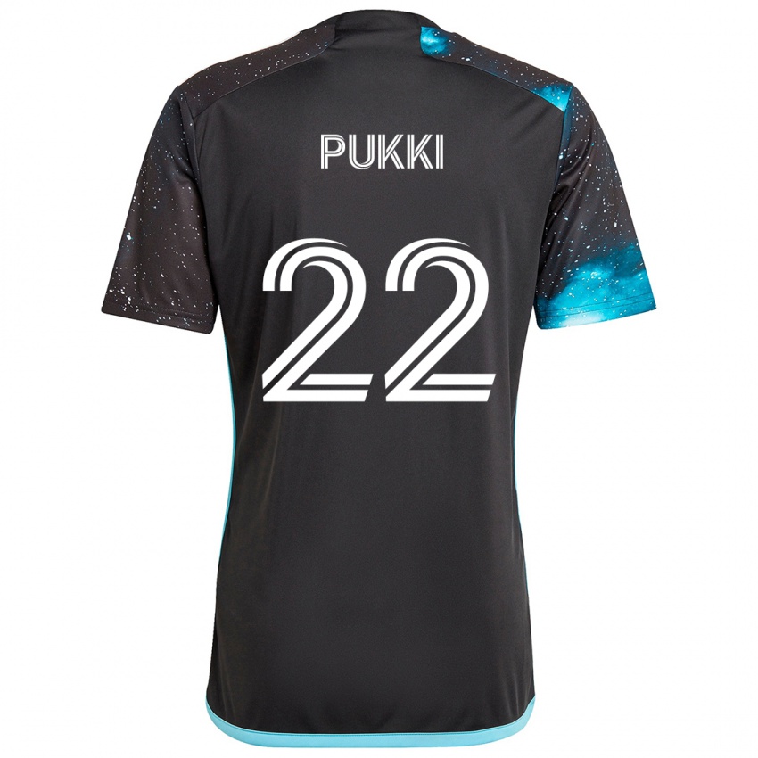 Niño Camiseta Teemu Pukki #22 Azul Negro 1ª Equipación 2024/25 La Camisa Argentina