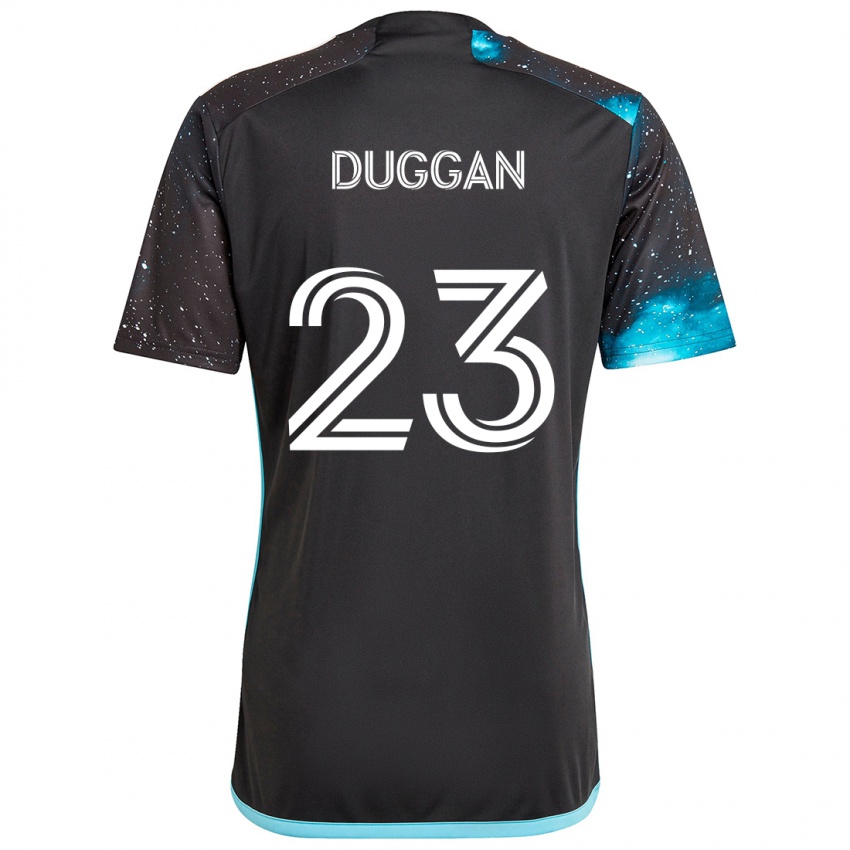 Niño Camiseta Morris Duggan #23 Azul Negro 1ª Equipación 2024/25 La Camisa Argentina