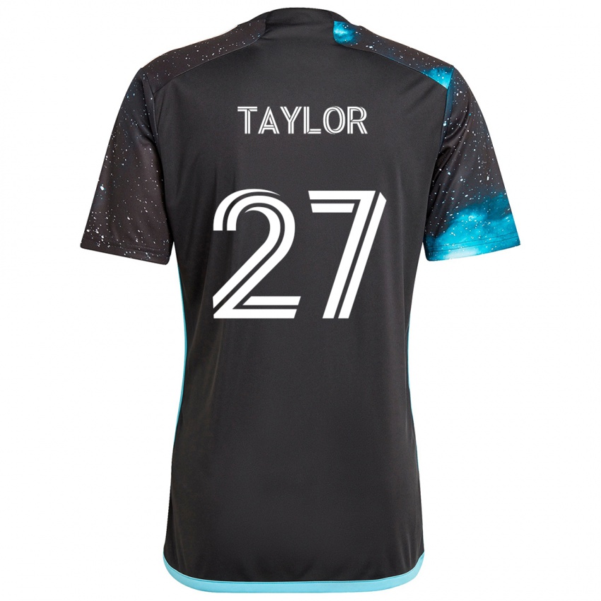 Niño Camiseta D.j. Taylor #27 Azul Negro 1ª Equipación 2024/25 La Camisa Argentina