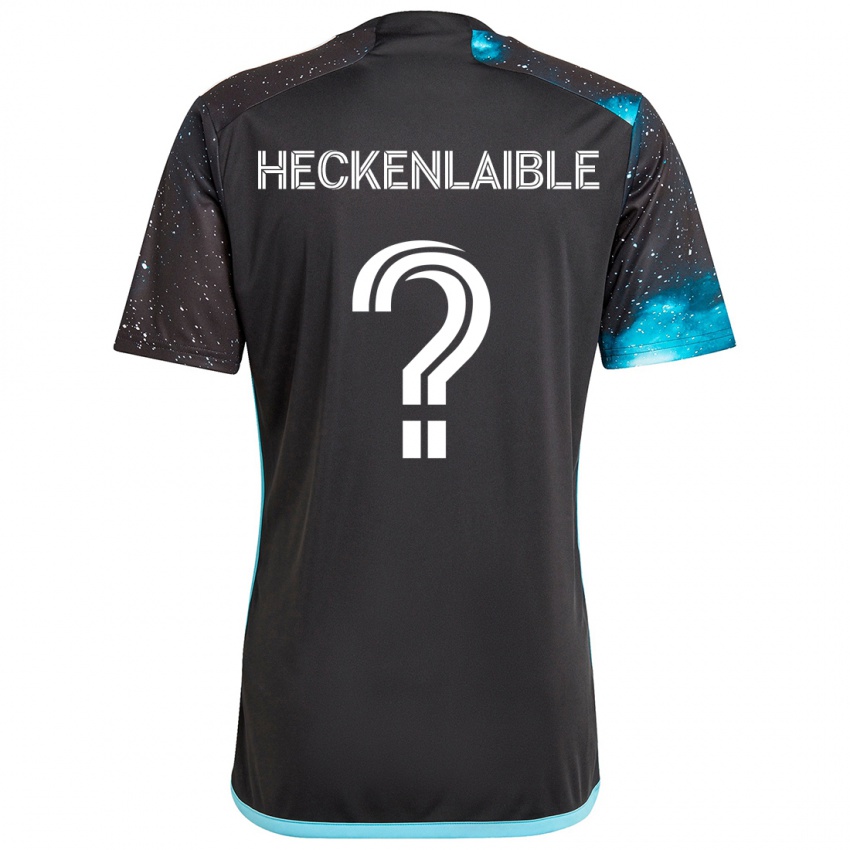 Niño Camiseta Andrew Heckenlaible #0 Azul Negro 1ª Equipación 2024/25 La Camisa Argentina