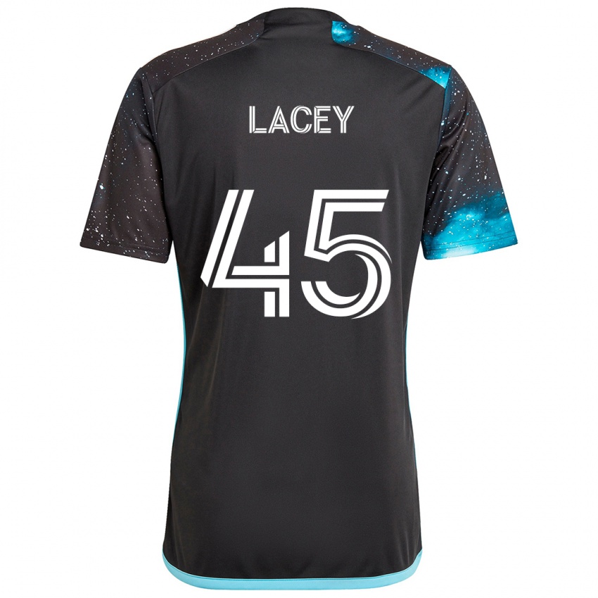 Niño Camiseta Kameron Lacey #45 Azul Negro 1ª Equipación 2024/25 La Camisa Argentina