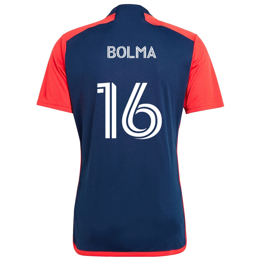 Niño Camiseta Josh Bolma #16 Azul Rojo 1ª Equipación 2024/25 La Camisa Argentina