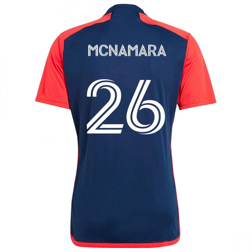 Niño Camiseta Tommy Mcnamara #26 Azul Rojo 1ª Equipación 2024/25 La Camisa Argentina