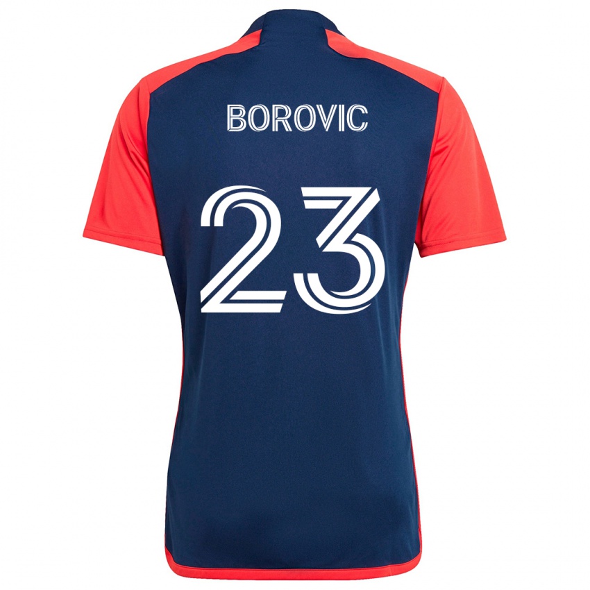 Niño Camiseta Luka Borovic #23 Azul Rojo 1ª Equipación 2024/25 La Camisa Argentina