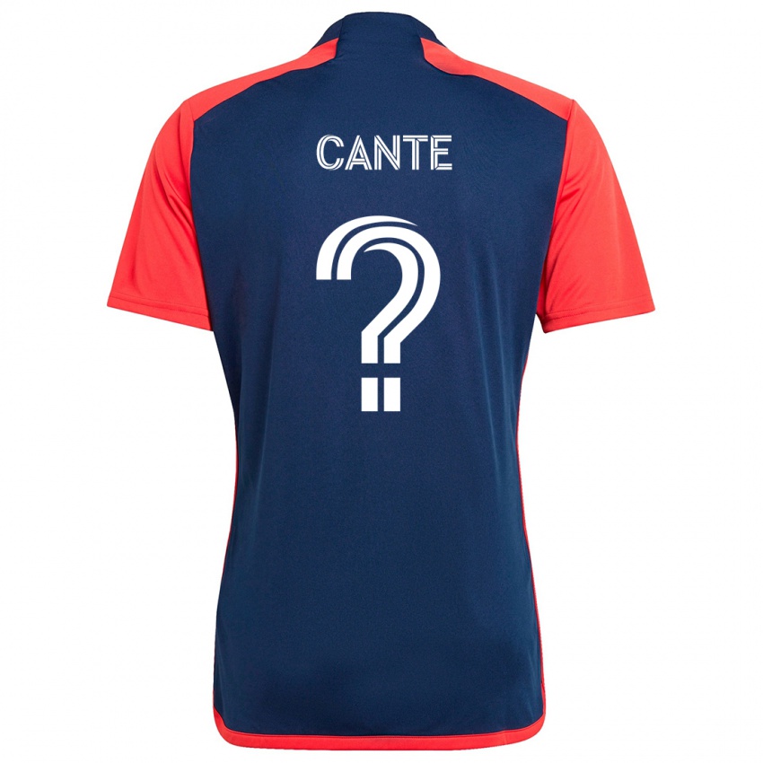 Niño Camiseta Jonathan Cante #0 Azul Rojo 1ª Equipación 2024/25 La Camisa Argentina