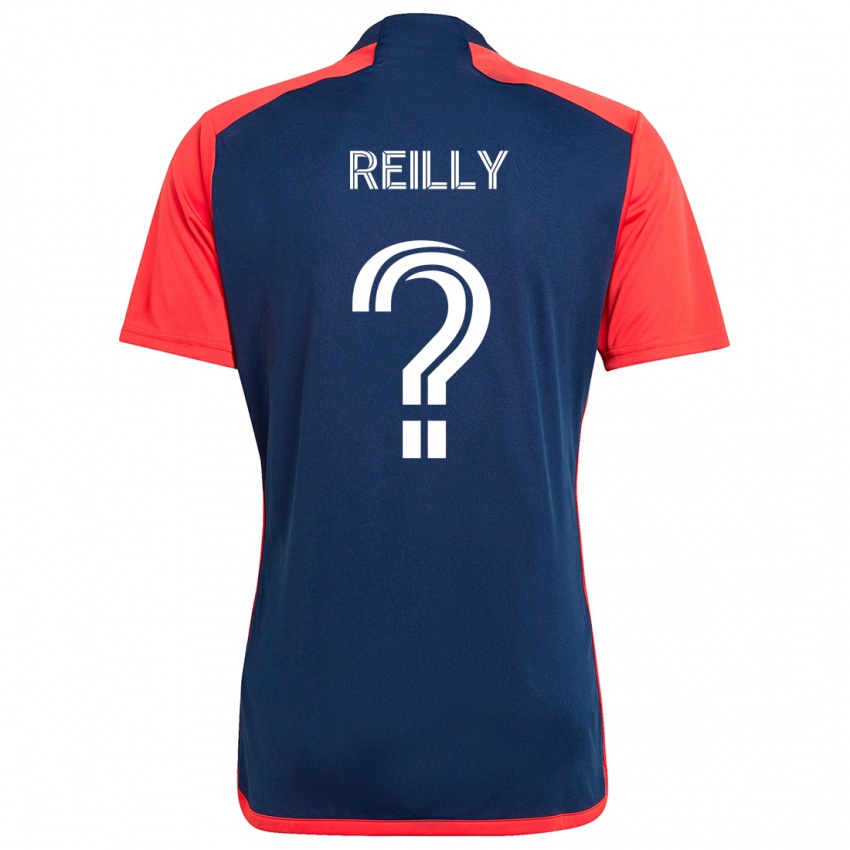 Niño Camiseta Aidan Reilly #0 Azul Rojo 1ª Equipación 2024/25 La Camisa Argentina