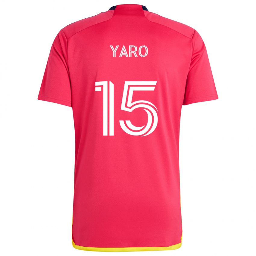 Niño Camiseta Joshua Yaro #15 Rojo Azul 1ª Equipación 2024/25 La Camisa Argentina