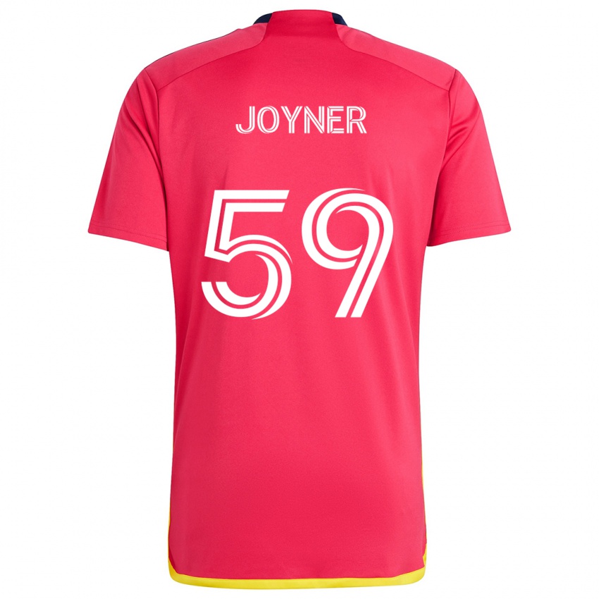 Niño Camiseta Mykhi Joyner #59 Rojo Azul 1ª Equipación 2024/25 La Camisa Argentina